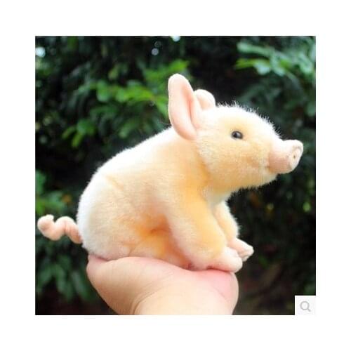 Free shipping Kawill Simulation kids Plush Toys Mini pig Plush Dolls Cartoon Pig Stuffed Toys for Kids 17cm