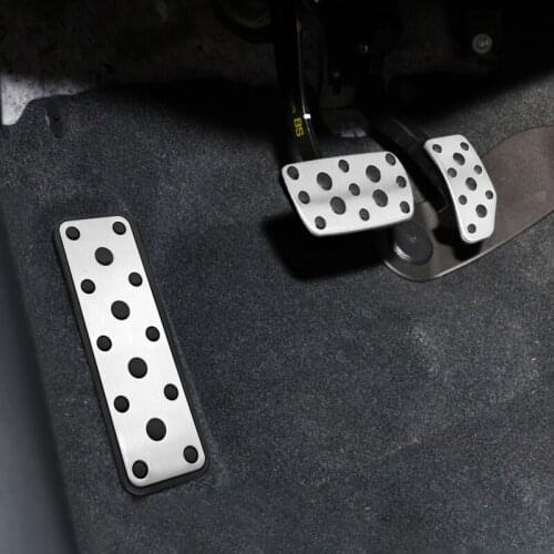For Subaru XV 2018-2021 Forester 2019 2020 2021 Car Foot Rest Pedal Fuel Brake Clucth Pedal Cover Stainless Steel Accessories