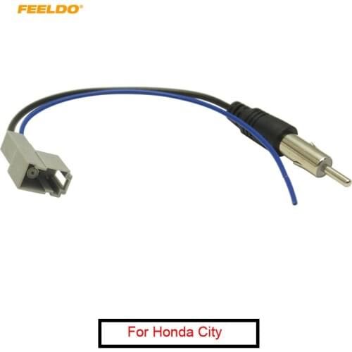 FEELDO 1Pc Car Antenna Adapter Motorola male Plug to female For Honda City Aftermarket Radio Stereo #AM1562