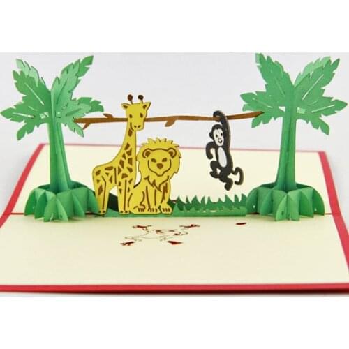 Zoo Happy Card Happy Birthday Card Noahs ark themed card, Baby Zoo Animals card