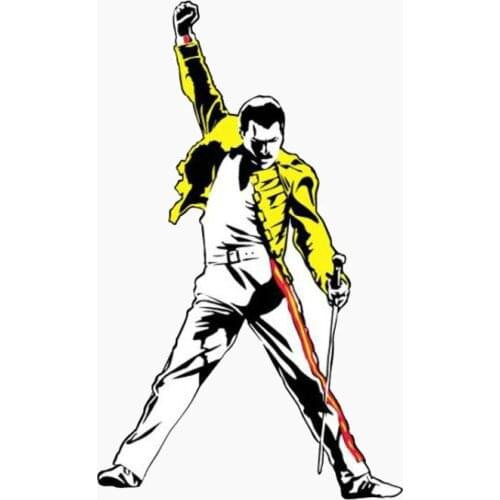 Hot Sell Creative Amusing Queen Freddie Mercury Music Car Sticker Window High Quality Vinyl Anti-UV PVC