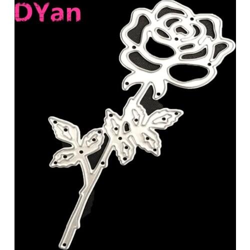 Rose Shape Villa Metal Die Cutting Dies Scrap Booking Embossing Folder Suit For Sizzix Fustella Big Shot Cutting Machine D010