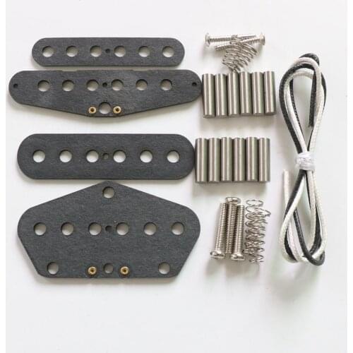 Donlis tl guitar pickup flatwork kits Neck&bridge/Pack with Alnico 5 rods guitar pickups prewired electric guitar pickup parts