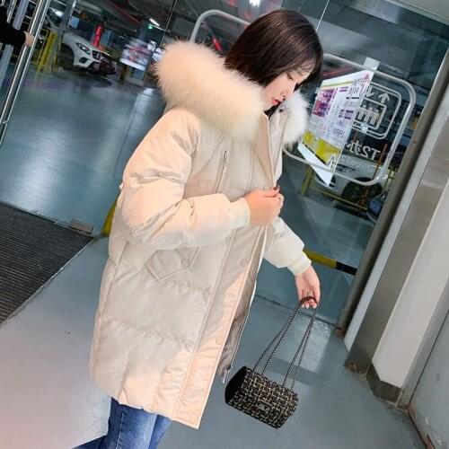 2020 New Fashion Winter Parka Jacket Women Long Loose Hooded Women Bread Coat Padded Jacket Thick Warm Winter Womens Clothes