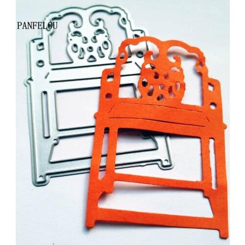 PANFELOU Asian style chair metal craft paper die cutting dies Scrapbooking/DIY Easter wedding Embossing mould cards