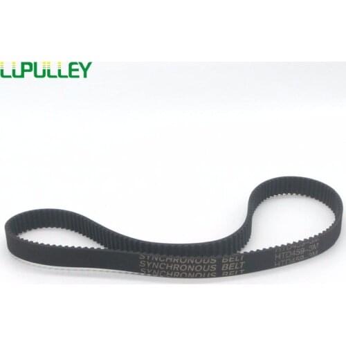 LUPULLEY 2PCS HTD3M Timing Belt 423/426/432/435/438/447/459/462/468/474mm 3mm Teeth Pitch Closed-Loop Type Belt For 3M Pulley