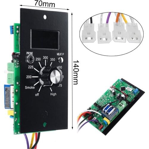 Sawdust pellet oven feeding system temperature controller control board with meat probe 120V~230