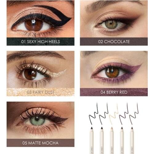 Long-lasting Gel Eyeliner Pencil Waterproof Easy To Wear Black Liner Pen Eye Makeup Eye Liner