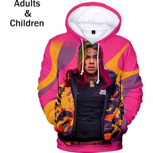 3D Printed 6IX9INE Hoodies Sweatshirts Men Women Tops New Fashion Kids Hoodie Autumn 3D 6IX9INE Boys Girls Casual Pullovers