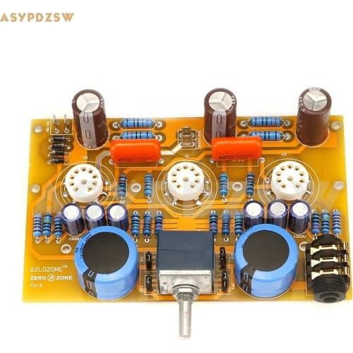 TU-2 (WCF Modified) 6N2+6N6 Tube headphone amplifier PCB/DIY Kit/Finished board (No tube)