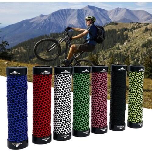 Universal Handle Cover Honeycomb Pattern Comfortable Design Waterproof Good Stability Protective Cushion For Bike Cycling Bicycl
