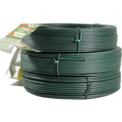 Home Garden Iron Wire Green Plant Support PVC Coated Dia 1.25mm /2.5mm 1kg Pack Bonsai Supplies Thin Line