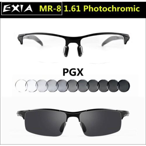 1.56 / 1.61 / 1.67 / 1.74 Transition Photochromic Optical Lenses Eyeglasses SHMC EXIA OPTICAL KD-24 Series