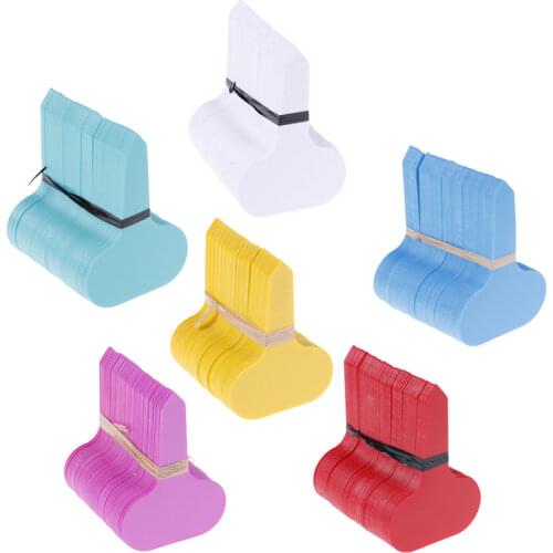 100pcs/lot Plastic Garden Plant Label Flowers Potted Plant Nursery Signs Prompt Card And Tag Identification Tools Decor 7*5cm