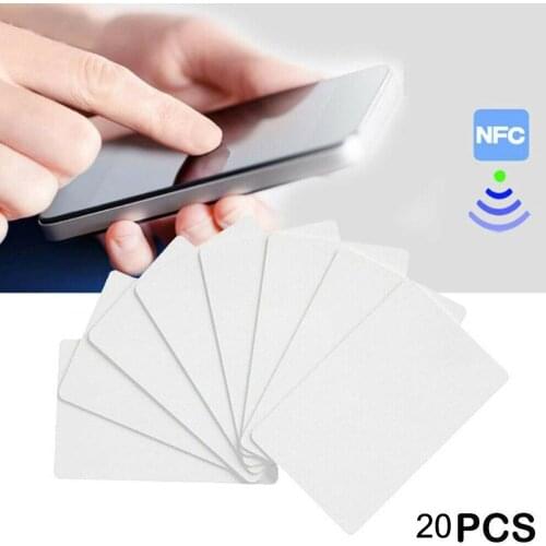 20PCS NFC Cards Rewritable Blank PVC Ntag215 NFC Cards for Tagmo Amiibo Games All NFC-Enabled Phone Devices Access Control Card