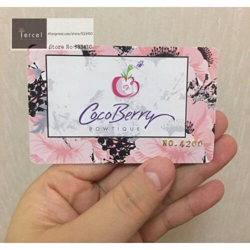 2000pcs/lot customized Full Colour PVC Business Cards 0.76mm customized your Memebership card +free shipping DHL