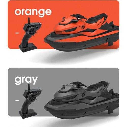 2021 New Mini RC Boat 2.4G 50 Meters Remote Control Distance Summer Water Splashing Electric MotorBoat Childrens Toy Gift