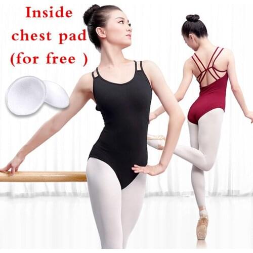 Girls Ballet Tutu Gymnastics leotards Double Strap Ballet Dancer Leotard Dress ProfessionalAdult Ballet Practice Dance Costume
