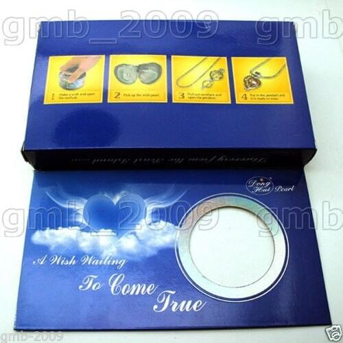 Free shipping New Set Wish Pearl Love Pearl Oyster Drop Pendant Necklace Angle Wing Gift Hot