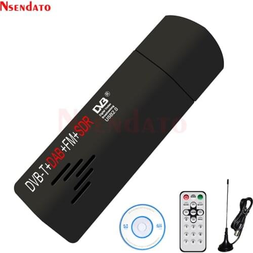 New Digital USB2.0 Mini HD TV Stick FM+DAB DVB-T RTL2832U+R820T for SDR Tuner Receiver Recorder For Laptop PC,Dropshipping