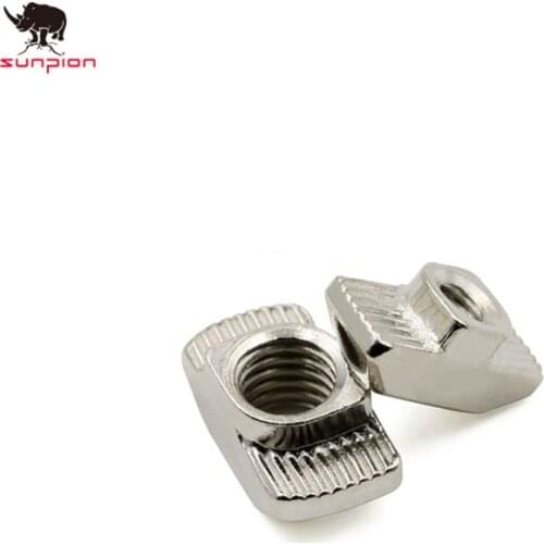 3d Printer Parts 2020 M3 M4 Carbon steel T type Nuts Fastener Aluminum Connector For EU Standard Industrial Aluminum Profile