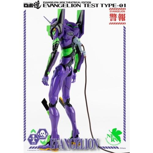 Threezero EVA Action Figures Model ROBO-DOU Evangelion Production Model-01 Test NEON GENESIS Action Kids Assembled Toy
