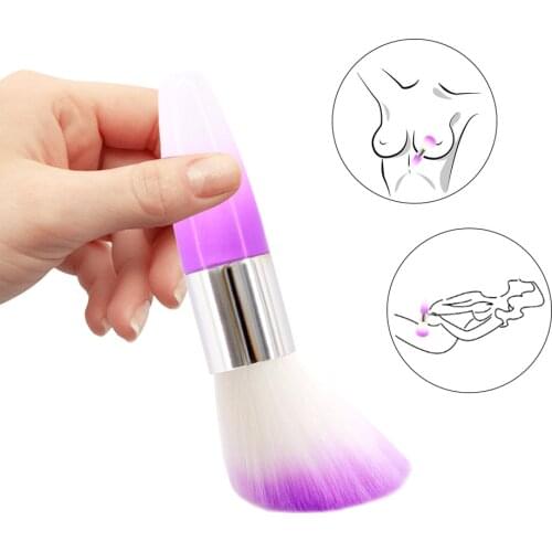 EXVOID Erotic Flirting Makeup Brush Massager Stick No Vibrator Female Masturbator Sex Toys for Women Adult Products Magic Wand