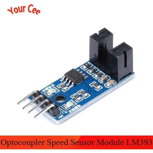 10pcs Slot Type IR Optocoupler Speed Sensor Module LM393 For Arduino Groove Coupler Sensor 3.3V-5V Connect Relay Buzzer Module