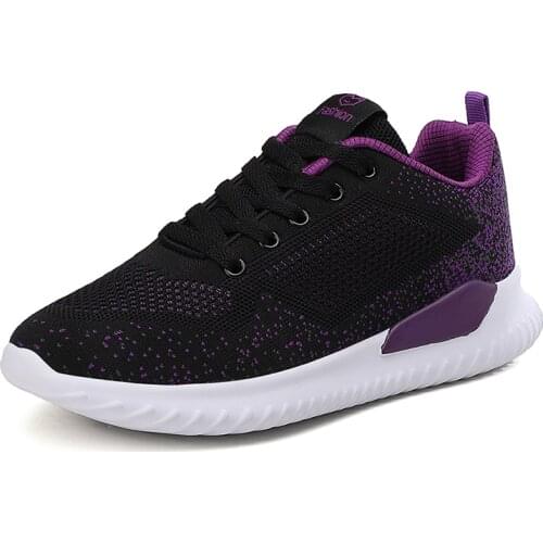 New Fashion Sneakers Women Flats Shoes Breathable Mesh Casual Shoes Woman Lace-up Walking Laides Shoes zapatillas mujer