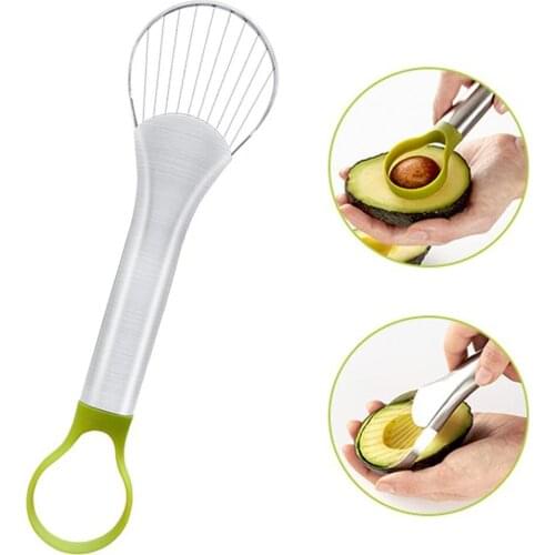 Stainless Steel Multifunctional Avocado Slicer Cutter Fruit Grater Knife Saver Shredders Slicer Kitchen Accessories Gadget Tools