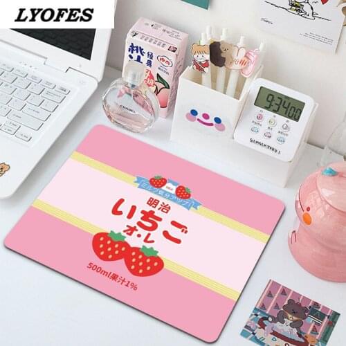 Kawaii Desk Pad Laptop Mouse Mat for Office Home PC Computer Keyboard Cute Mouse Pad Deskpad Gaming Desk Mats Gamer 21x26cm