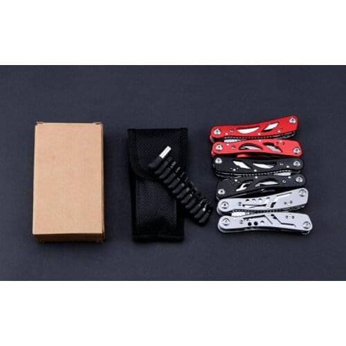 New multifunctional pliers with screwdriver set pocket folding hand tools survival knife hunting portable outdoor multi-tool