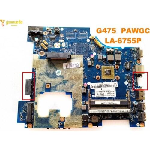 Original for Lenovo G475 laptop motherboard G475 PAWGC LA-6755P tested good free shipping