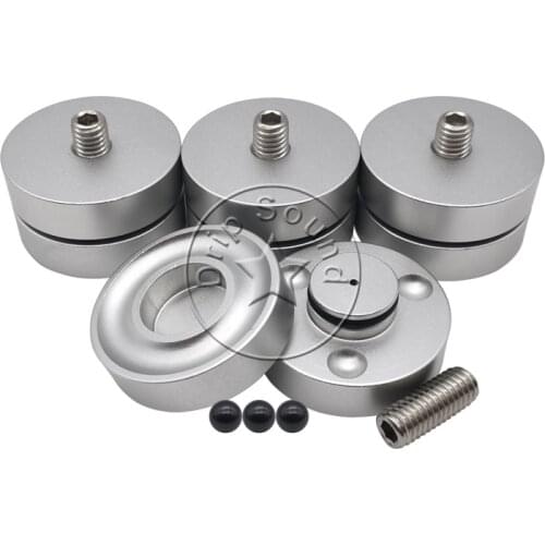 39mm Speaker Shockproof Spike Pad Amplifier Isolation Stand Feet Holder Ceramic BallDamping Nail #Silvery