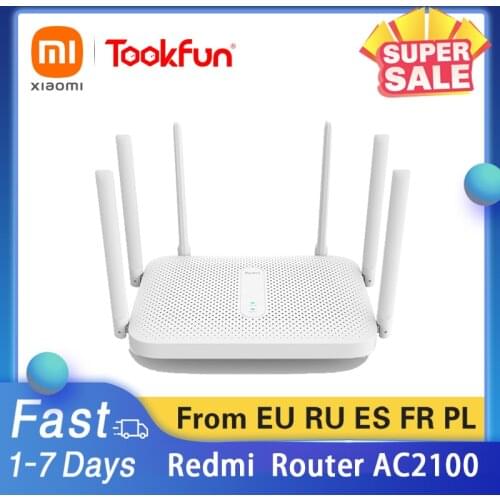 Original Xiaomi Redmi AC2100 Wireless Router VPN Dual Frequency Wifi 128M RAM Coverage External Signal Amplifier Repeater PPPOE