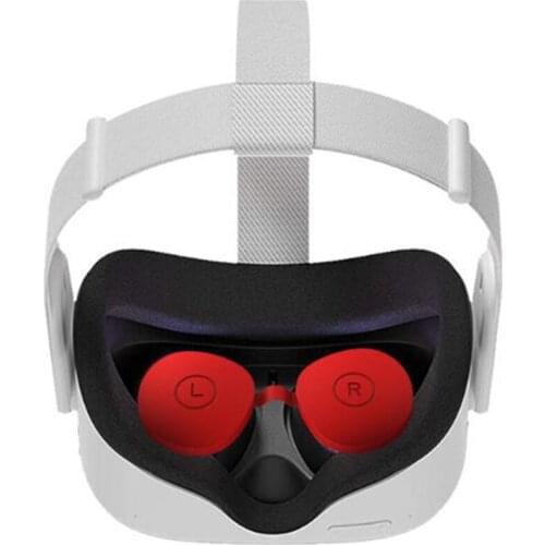 Silicone Protective Cover Lens Anti-Drop Sleeve Dust-Proof Storage Cover Spare Parts for Oculus Quest2 VR Glasses Parts