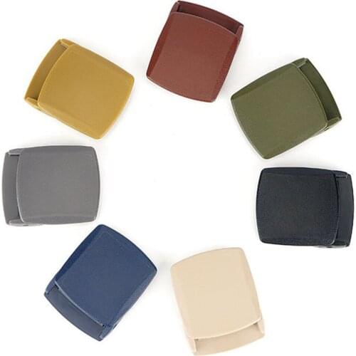 Solid Square Slide Click Buckle Replacement For 38mm Canvas Belt Accessories