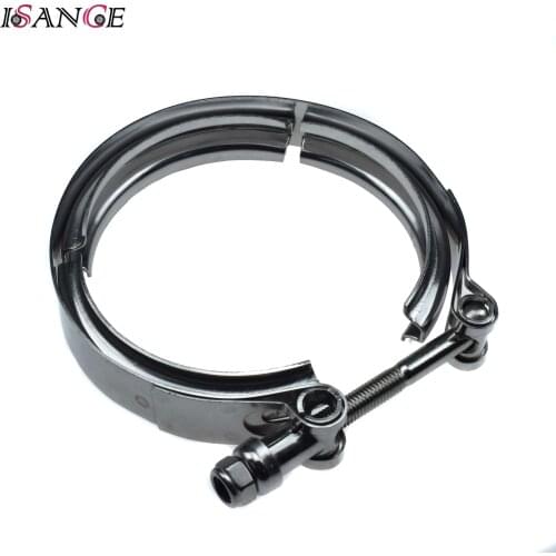 Turbo Inlet To Exhaust V-Band Hose Pipe Clamp F81Z8287EA For 6.0L 7.3L Diesel Ford E F Serires 150 250 350 450 550 Excursion