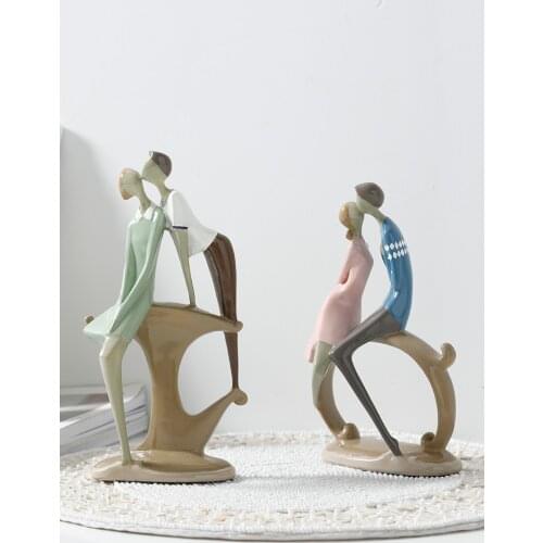 CREATIVE SWEETHEARTS ORIGINALITY ORNAMENTS FURNISHES TV BEDROOM SCULPTURE MURALS LOVERS FURNISHING ACCESSORIES WEDDING GIFTS