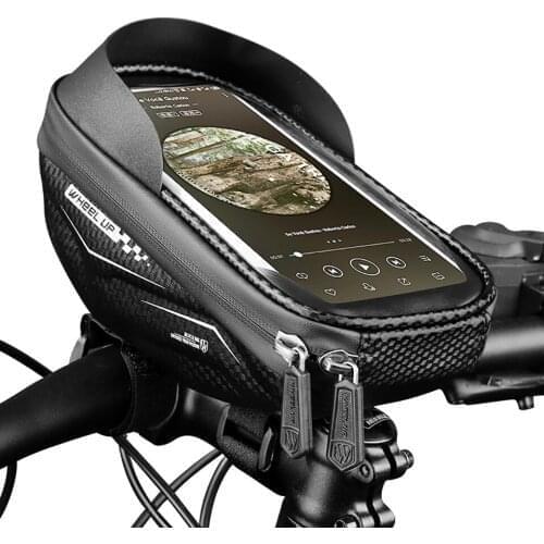 Rainproof Bicycle Bag Cycling Handlebar Bag Touch Screen Mtb Phone Bag 6.5 Inch Mobile Phone Case Bike Bag Accessories