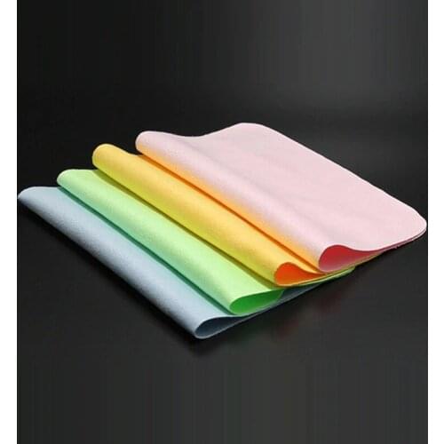 1Pcs Glasses Cleaner High Quality Chamois Microfiber Glasses Cleaning Cloth For Lens Phone Screen Cleaning Wipes 2 Style