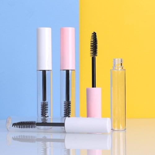 100pcs 10ml Empty Pink Lip Gloss Tubes Eyeliner Mascara Tube Refillable DIY Eyelash Bottles Makeup Cosmetic Containers