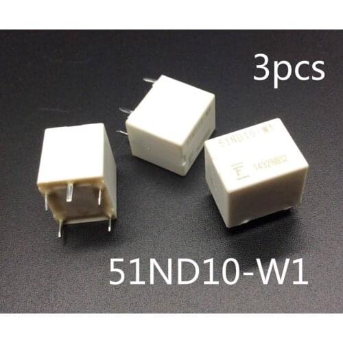 3pcs 5pin car relay 51ND10-W1 10VDC 35A for Peugeot 307 headlight high beam