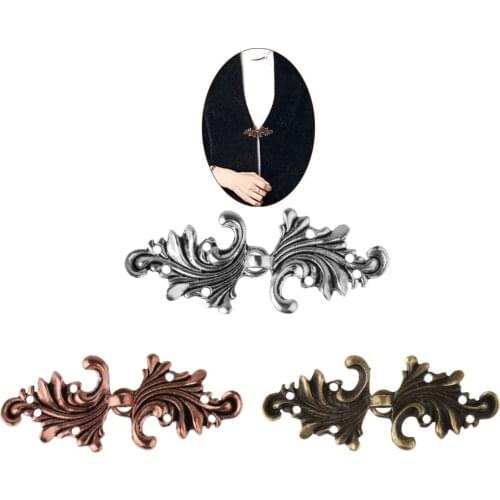 5Pairs Chinese Frog Button Knot Buttons Leaf Closure Fastener Cape Cloak Clasp Fasteners Cardigan Clip Sewn On Clothes Cheongsam