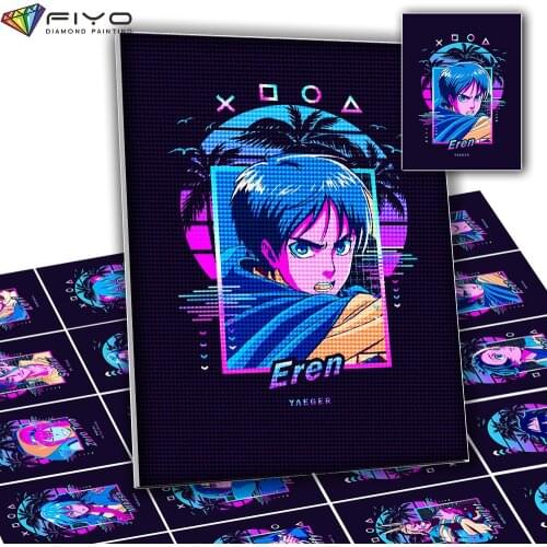 Diamond Painting Anime Characters Cuadros Diamond Embroidery Mosaic Pictures Cross Stitch Kits Portrait Art Room Decor Gift