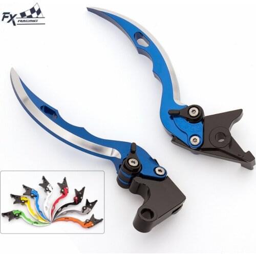 CNC Knife Blade Motorcycle Brake Clutch Levers Adjustable Aluminum Pair For Suzuki GSXR600 GSXR750 2006-2010 GSXR1000 2005-2006