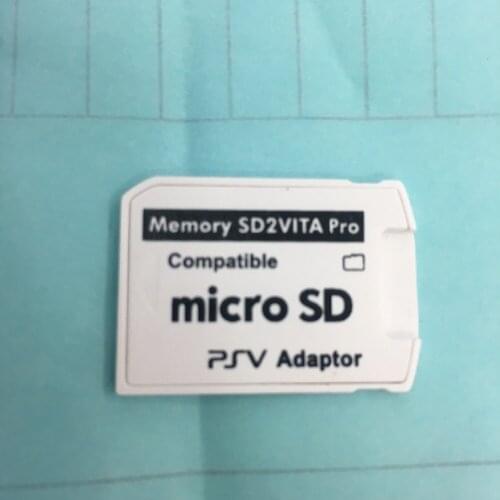 50pcs Newest Version 5.0 SD2Vita For PS Vita Memory Card for PSVita Game Card 1000 PSV Adapter 3.60 System 256GB Micro SD card