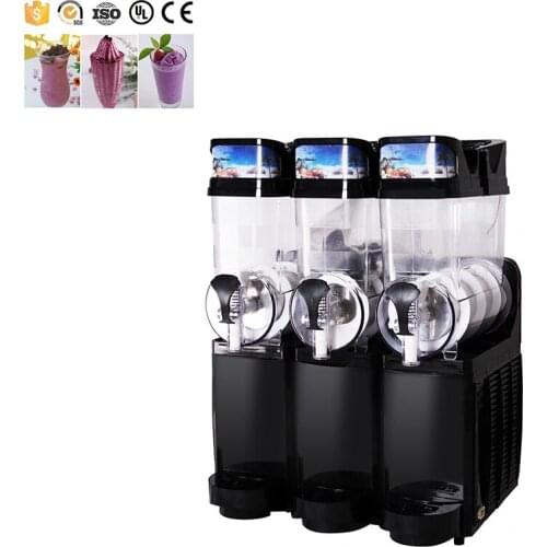 Three tanks of Snow melting machine commercial slush machine beverage ice machine and frozen JuiceR 15L*3 1pc
