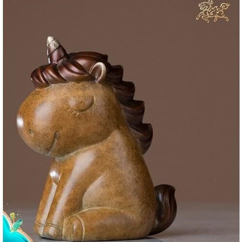 Copper furnishing articles "of unicorn" copper crafts household act the role ofing is tasted desktop furnishing articles decor
