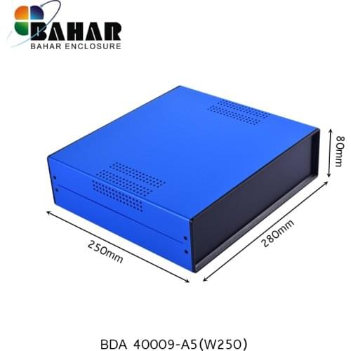 Iron housing diy instrument case electrical project enclosure wire junction box power amplifier distribution box 280*250*80mm